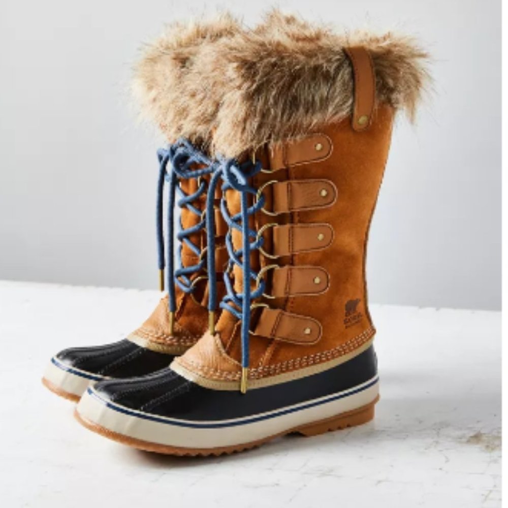 Sorel Tan and Black Winter Boots